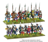 Warlord Games Pike & Shotte Landsknechts With Zweihanders Plastic