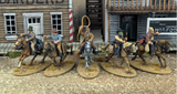 Dead Man's Hand Mounted Gunfighters Plastic