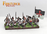 Fireforge Games Deus Vult Templar Infantry Set