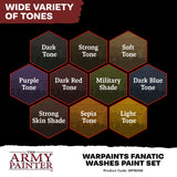 The Army Painter Fanatic Washes Paint Set 10 Washes