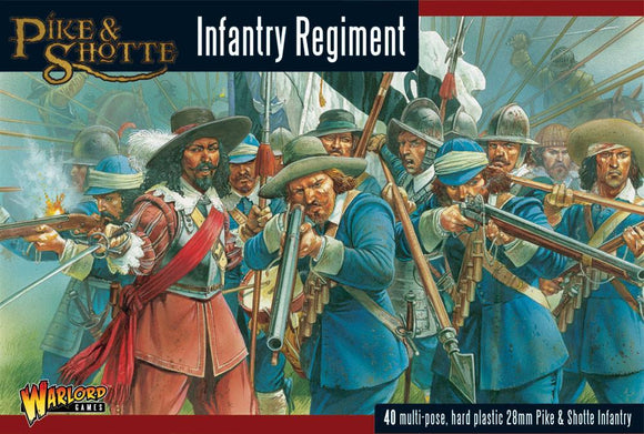 Warlord Games Pike and Shotte Infantry Regiment Plastic Set
