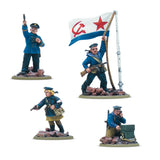 Warlord Games Bolt Action Soviet Naval Brigade HQ Team