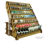 Warlord Games Paint Rack Laser Cut Paint Rack With Brush & Tool Holder
