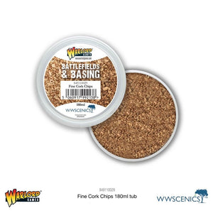 Warlord Games Battlefields & Basing Fine Cork Chips (180ml)