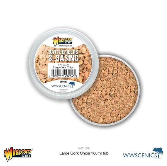 Warlord Games Battlefield & Basing Large Cork Chips 180ml