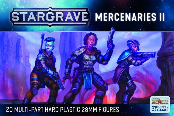 Stargrave Mercenaries II 20 Hard Plastic Figure Set