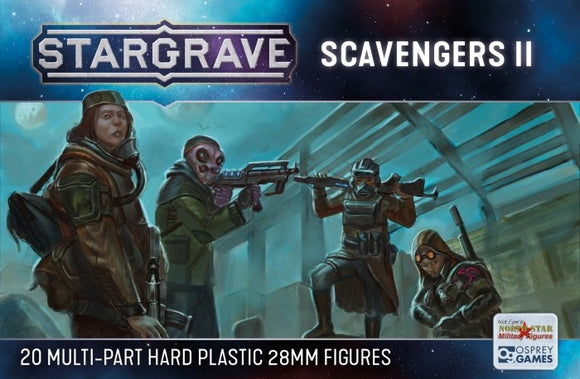 Stargrave Scavengers II 20 Hard Plastic Miniatures