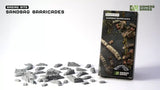 Gamers Grass Sandbag Barricades Basing Bits