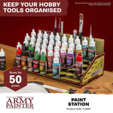 The Army Painter Paint Station Holds 50 Bottles & Paint Brush Storage