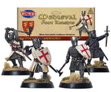 Victrix Miniatures 32 Medieval Foot Knights 28mm Scale Miniatures