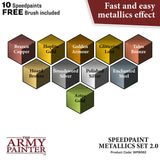 The Army Painter Warpaints Speedpaint Metallics Set 2.0 Paint Set