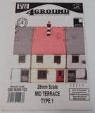4Ground World At War Mid Terrace House Type #1 Pre Painted 28mm Scale