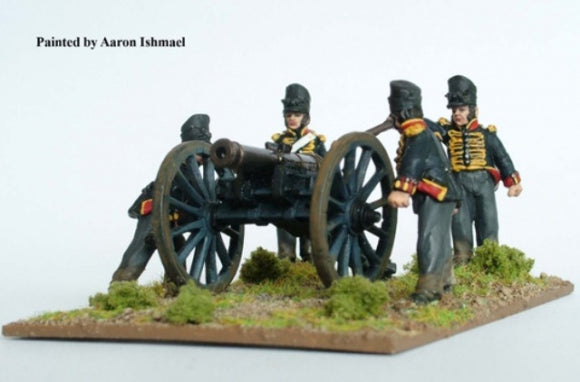 Perry Miniatures Napoleonic British Foot Artillery Firing 9 pdr