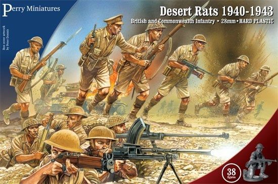 Perry Miniatures Desert Rats 1940-1943 British Infantry