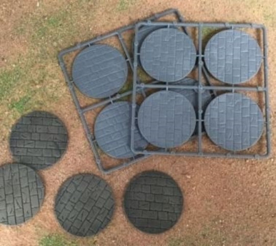 Renedra Bases 60mm Diameter Paved Bases 8 Bases