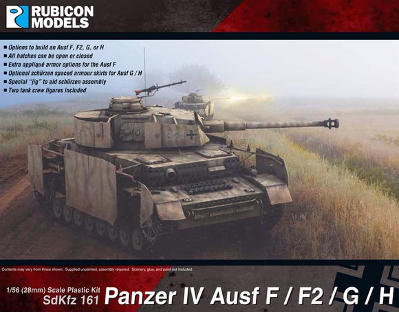 Rubicon Models Panzer IV Ausf F/F2/G/H Tank