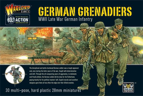 Bolt Action German Grenadiers Plastic Infantry Box Set