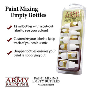 The Army Painter Paint Mixing Empty Bottles