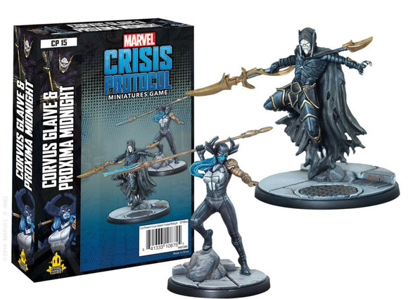 Marvel Crisis Protocol Miniatures Game Corvus Glaive & Proxima Midnight