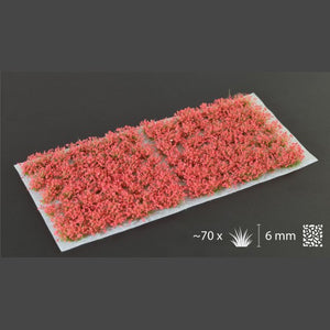 Gamers Grass Red Flower Wild Shrubs Set